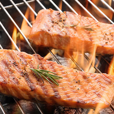 cooking salmon barbecue grilled salmon