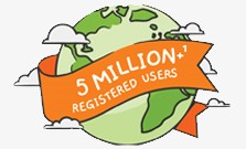 Trusted by more than 5 million registered users