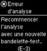 Accu-Chek Aviva Connect- Erreur E3