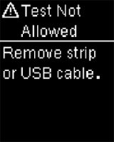 Accu-Chek Guide Error Screen Messages