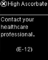 Accu-Chek Guide Error Screen Messages