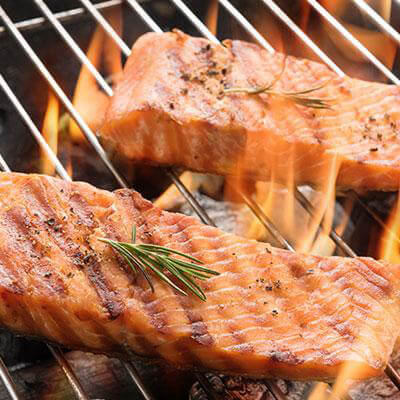 grilled salmon