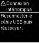 Connexion interrompue