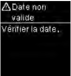 Date non valide