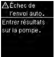 Echec de l'envoi auto.