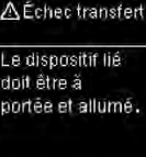Échec transfert