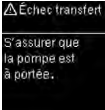 Échec transfert