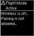 Flight Mode Active