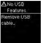 No USB Features