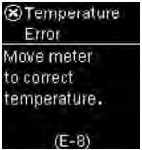 Temperature Error (E-8)