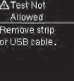 Test not allowed