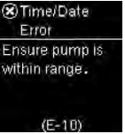Time/Date Error (E-10)