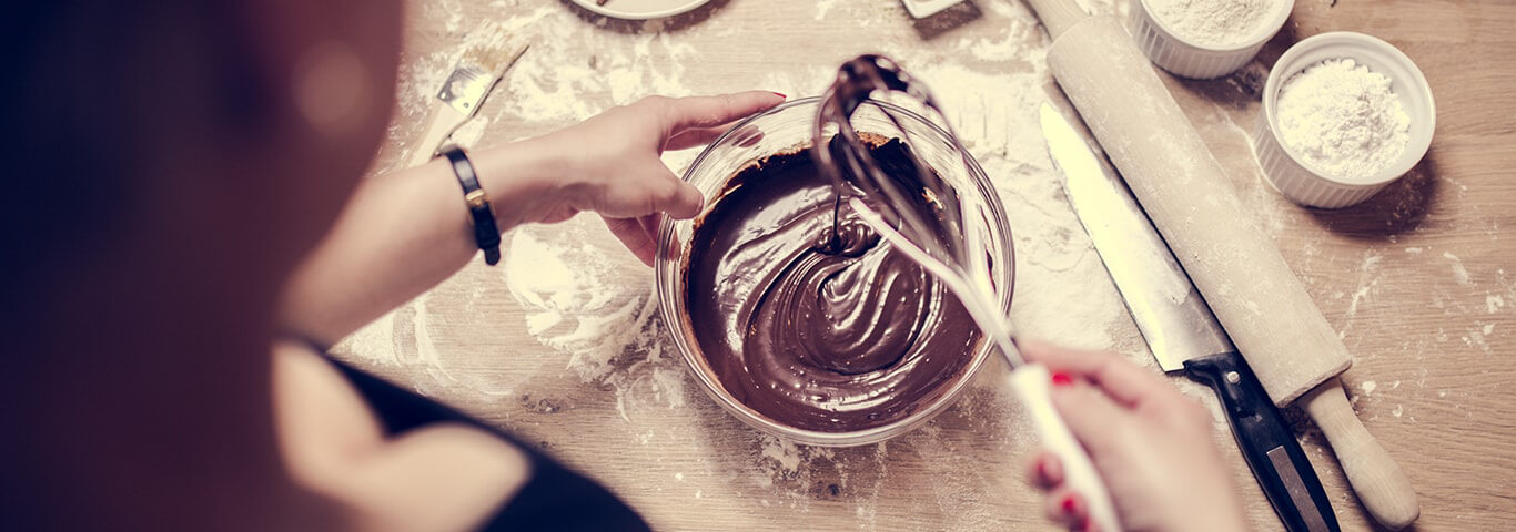 Diabetes friendly dark chocolate dessert