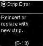 Strip Error (E-13)