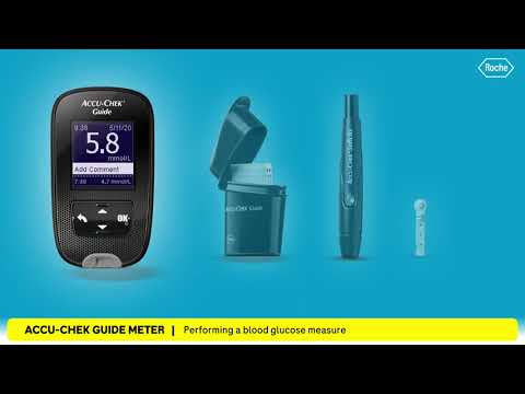 How to use the Accu-Chek Guide meter
